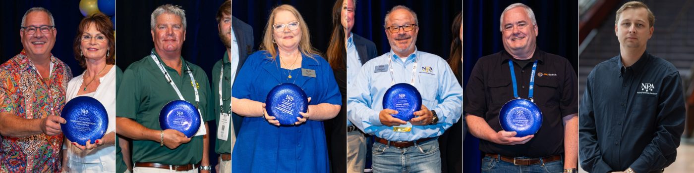 Collage of all six awards recipients